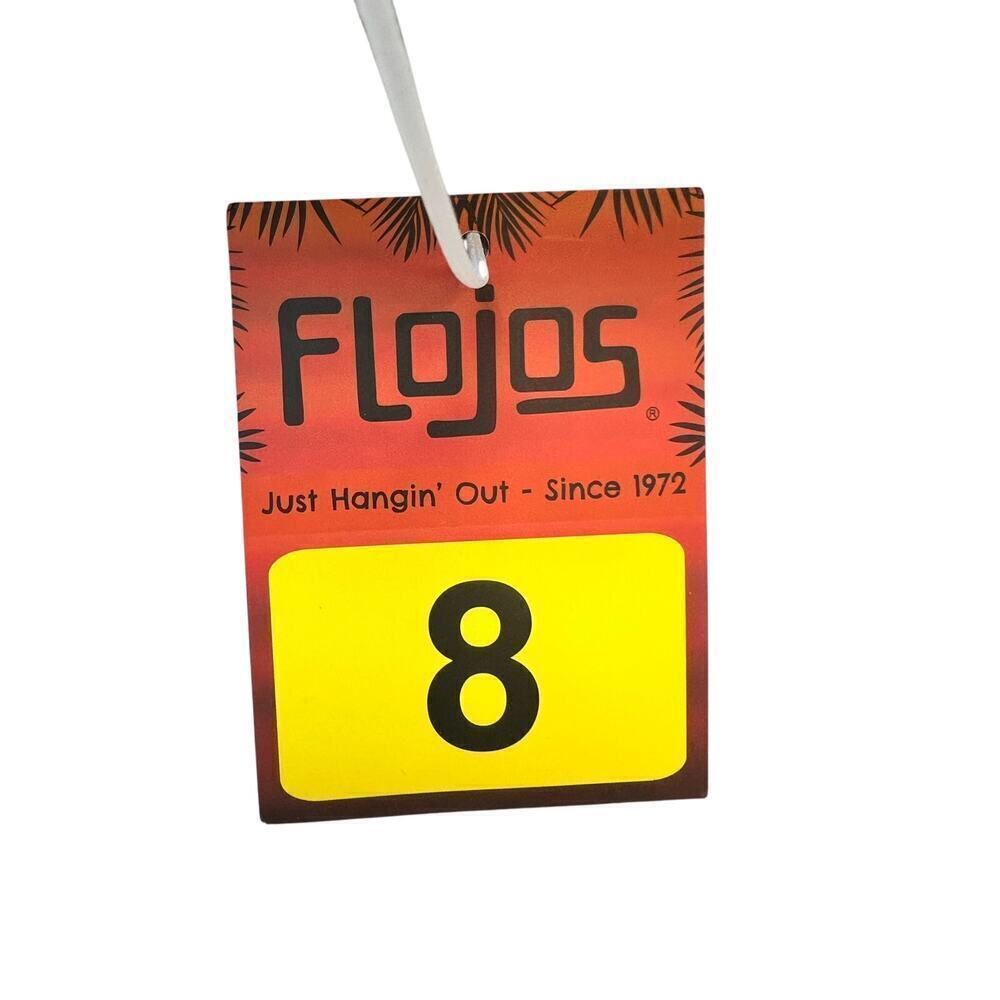 NWT Flojos Men's Flip Flop Sandal, Black, Size 8, Beach, Pool, Summer - Picture 3 of 5